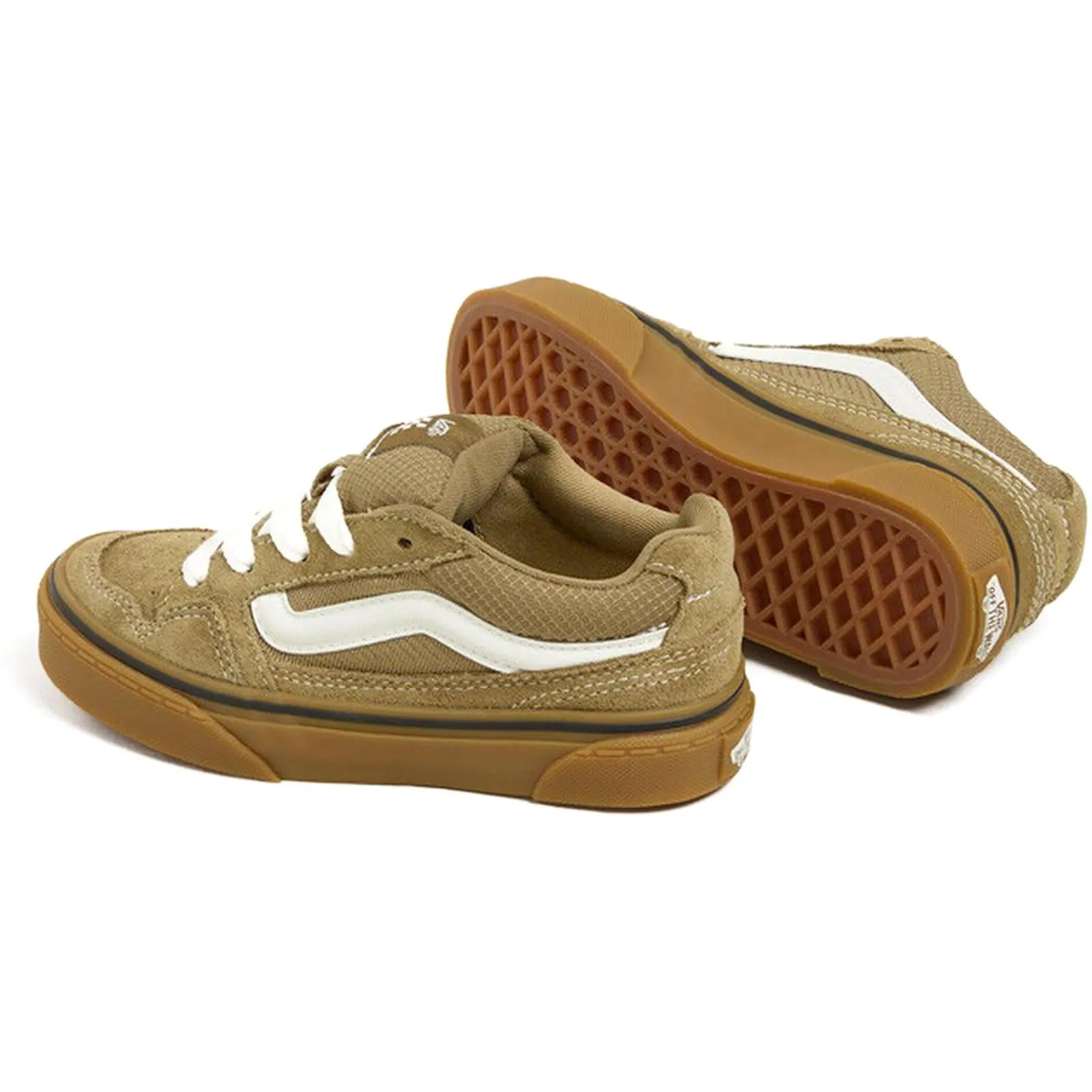 Vans Kids Caldrone Canvas Low Rise Trainers