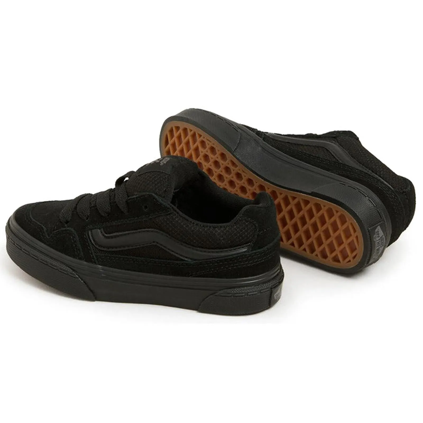 Vans Kids Caldrone Canvas Low Rise Trainers