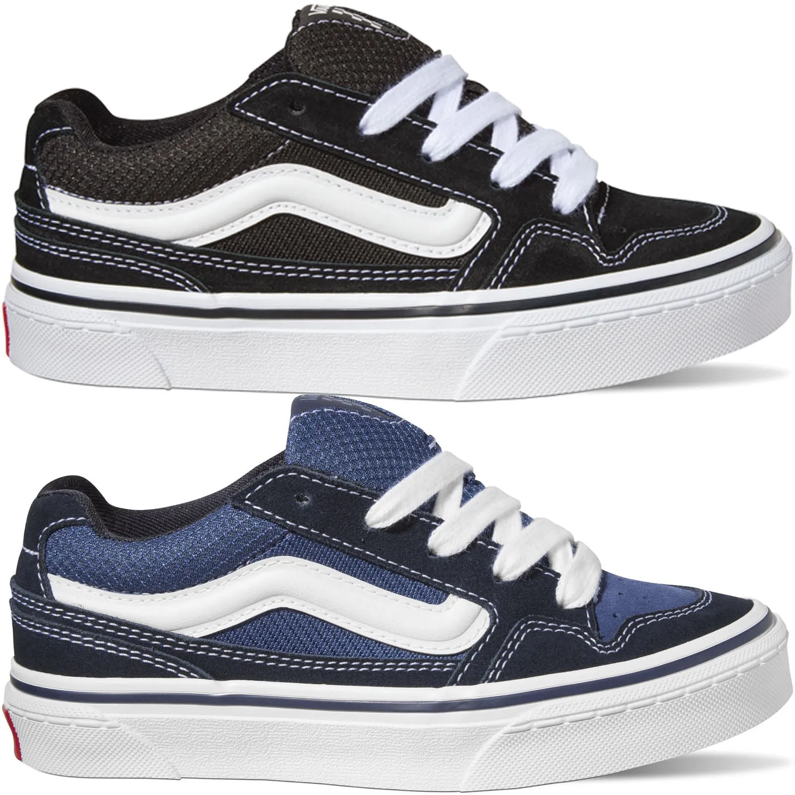 Vans Kids Caldrone Canvas Low Rise Trainers