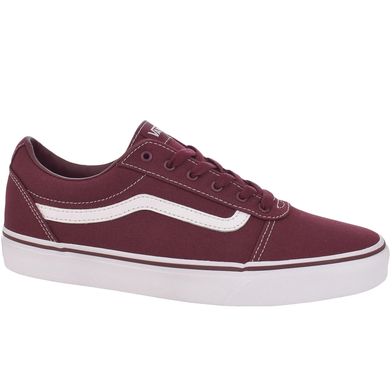 Vans Kids Ward Canvas Skater Trainers - Port