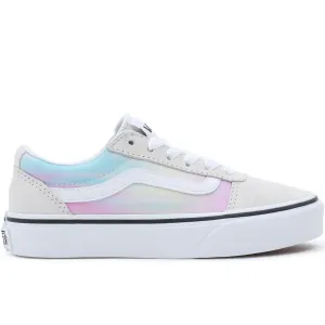 Vans Kids Ward Low Rise Suede Lace Up Trainers - Multi