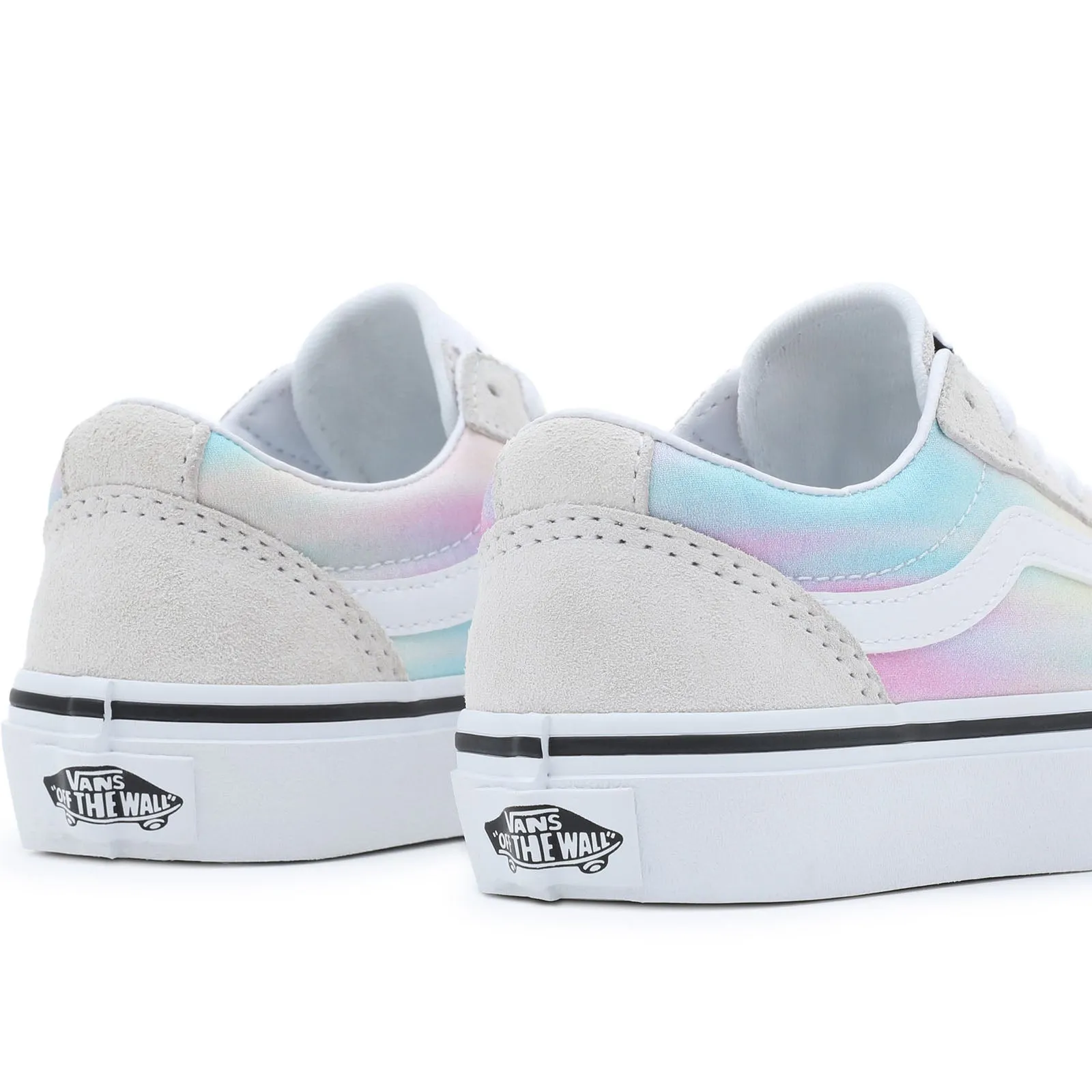 Vans Kids Ward Low Rise Suede Lace Up Trainers - Multi