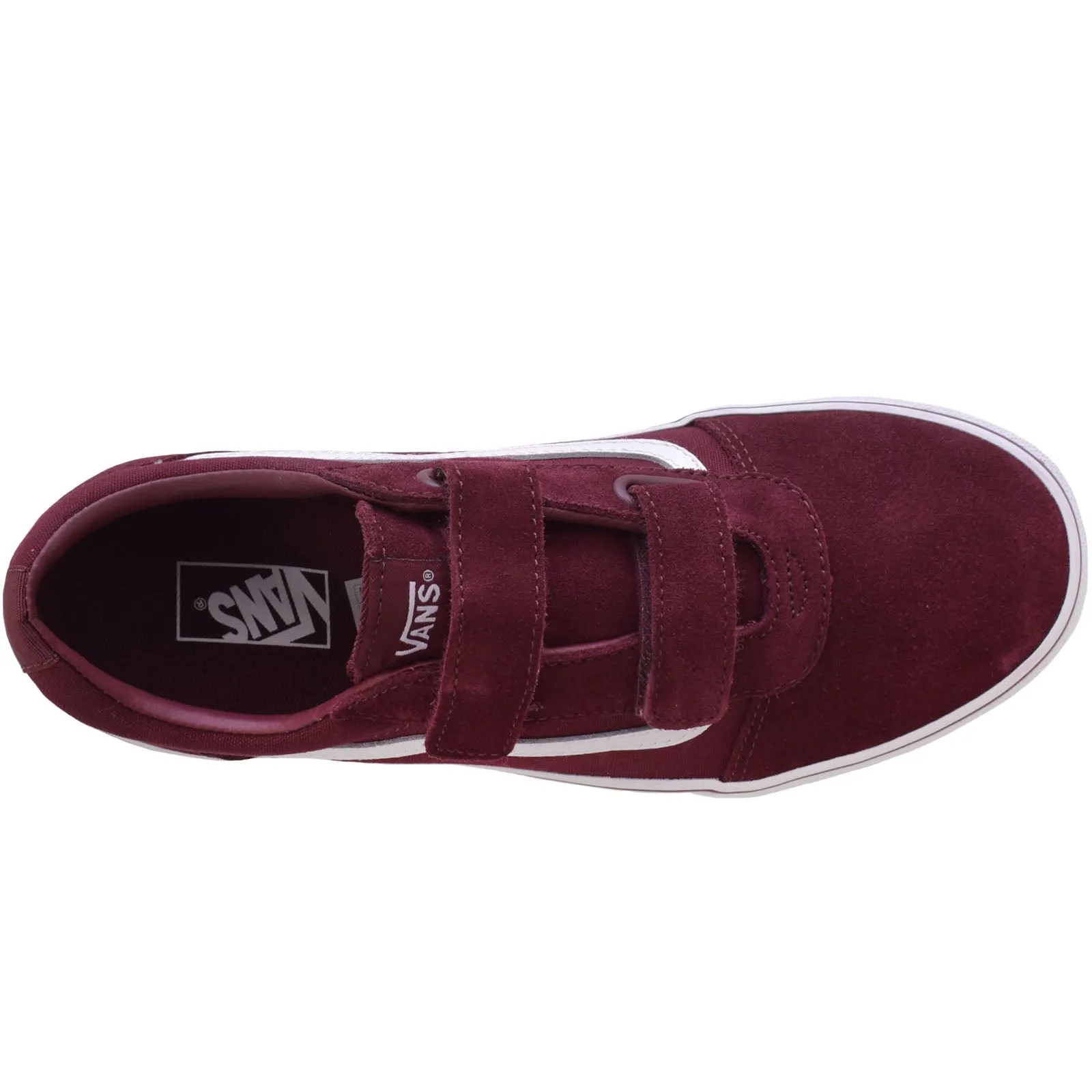 Vans Kids Ward V Hook & Loop Trainers - Black - 10.5K UK
