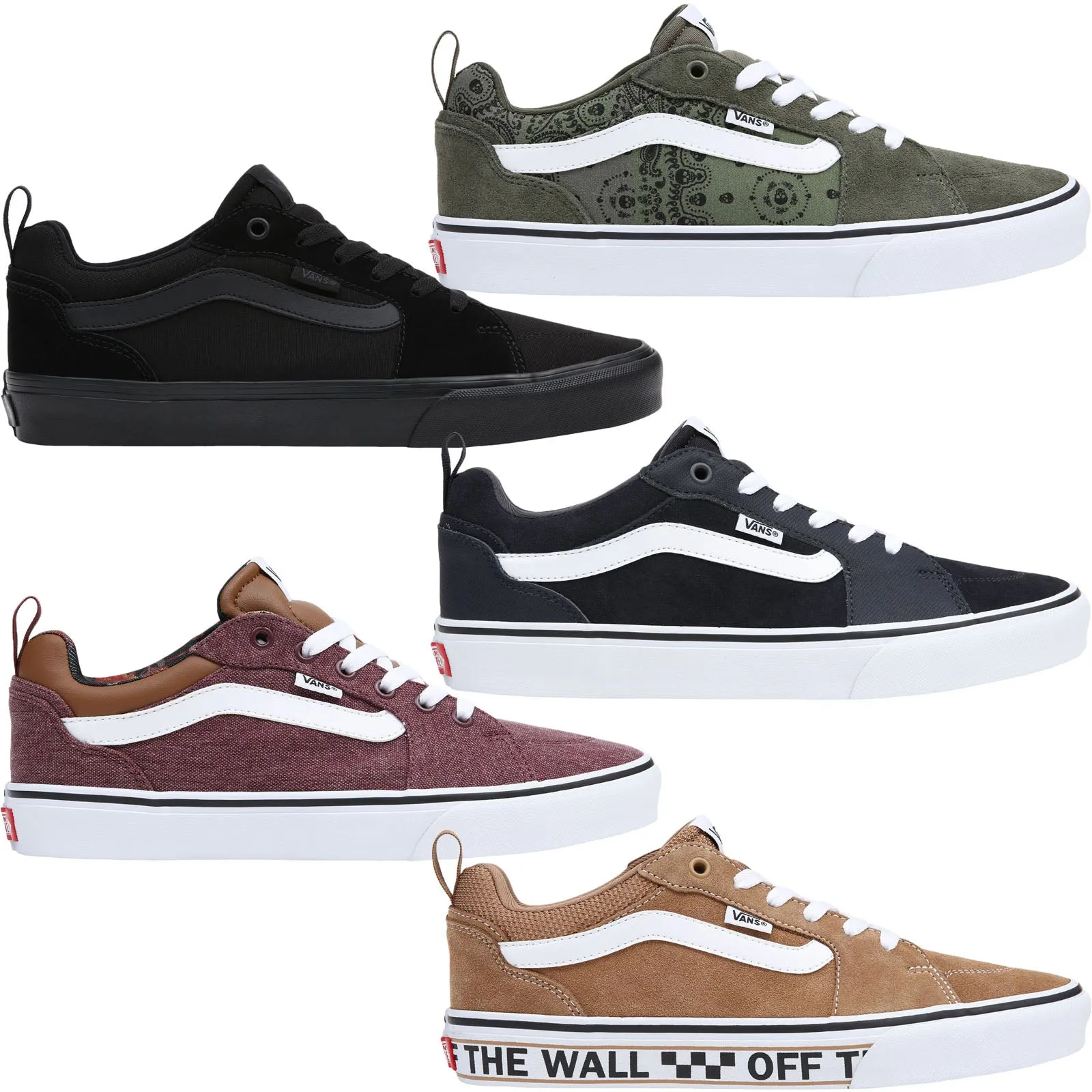 Vans Mens Filmore Low Rise Lace Up Trainers