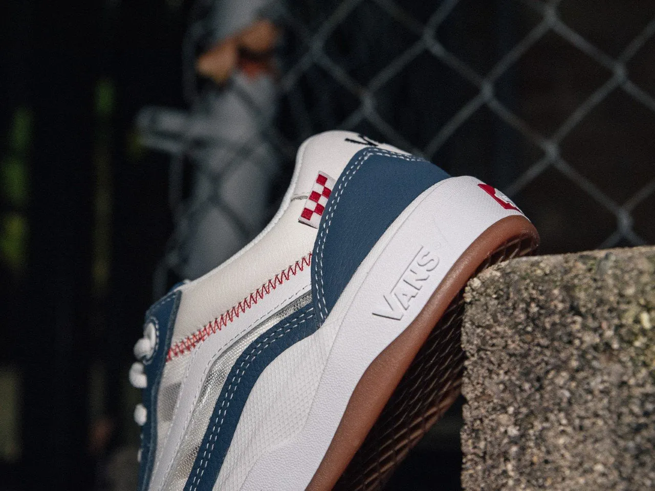 VANS SKATE WAYVEE NAVY/WHITE/RED