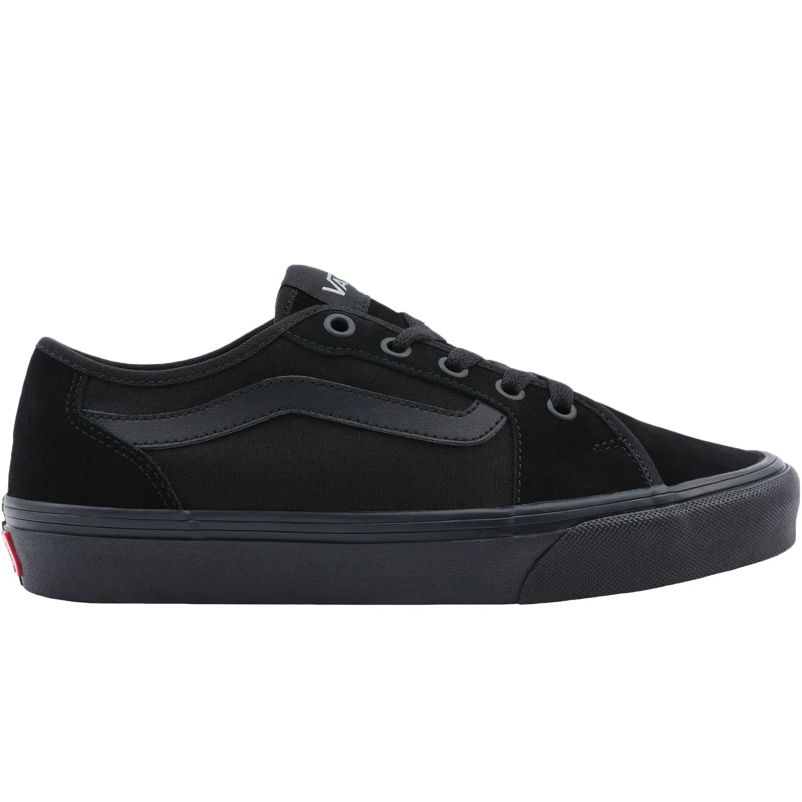Vans Womens Filmore Decon Low Rise Canvas Trainers - All Black