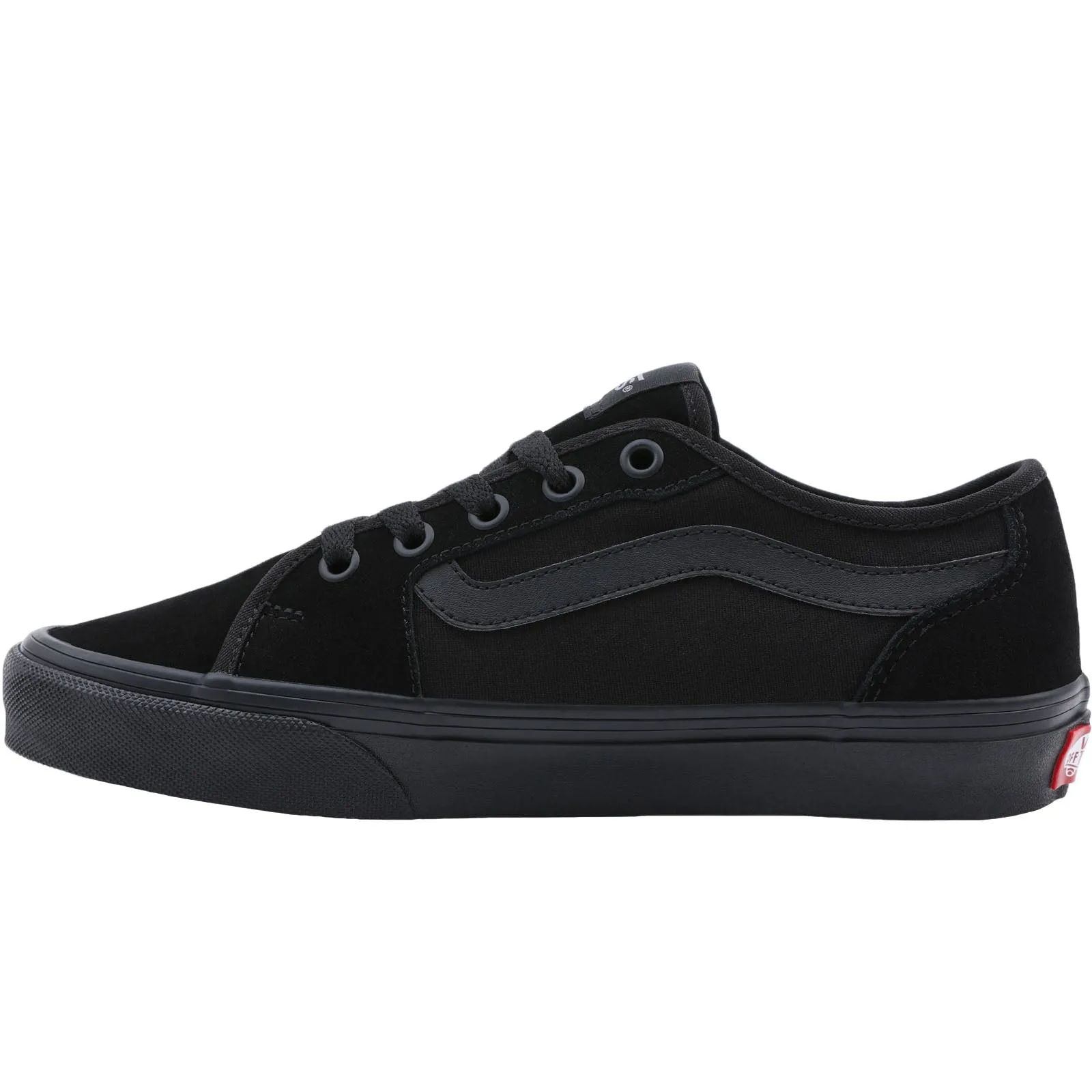 Vans Womens Filmore Decon Low Rise Canvas Trainers - All Black