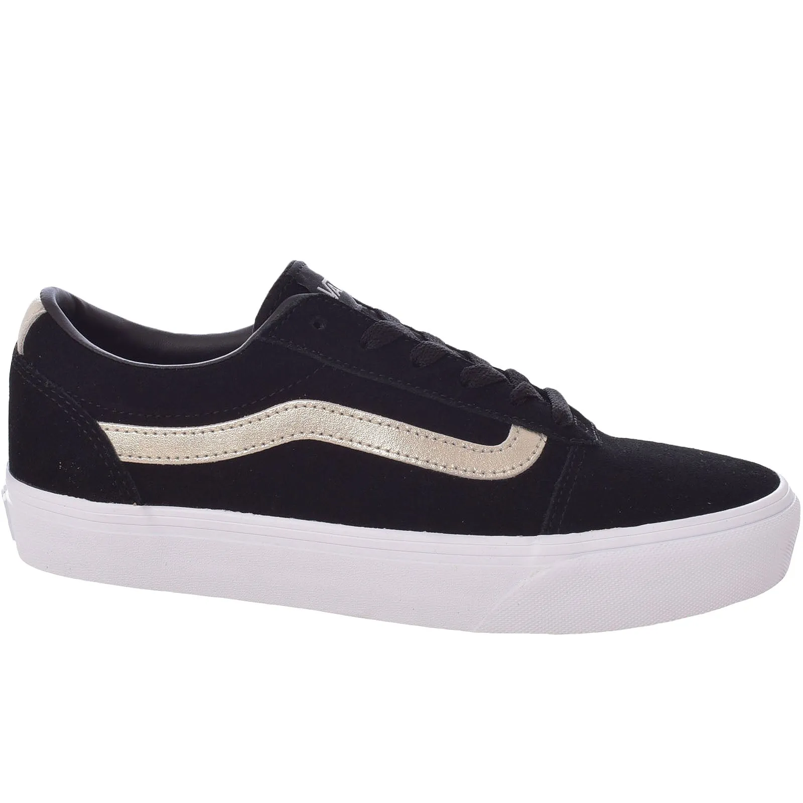 Vans Womens Ward Suede Metallic Trainers - Black