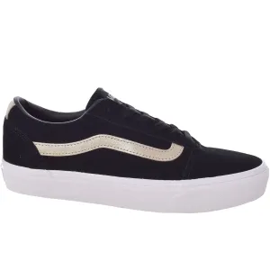Vans Womens Ward Suede Metallic Trainers - Black