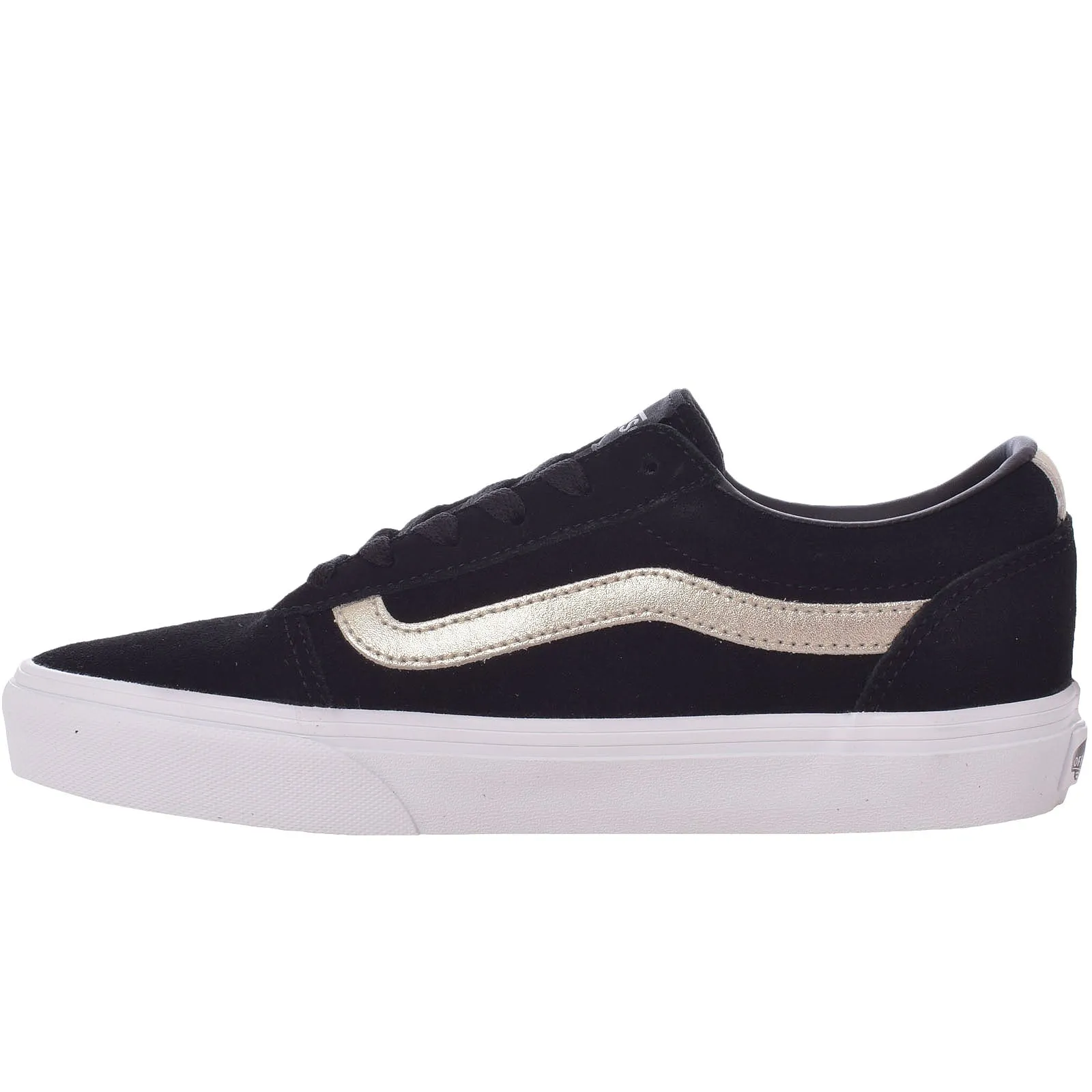 Vans Womens Ward Suede Metallic Trainers - Black