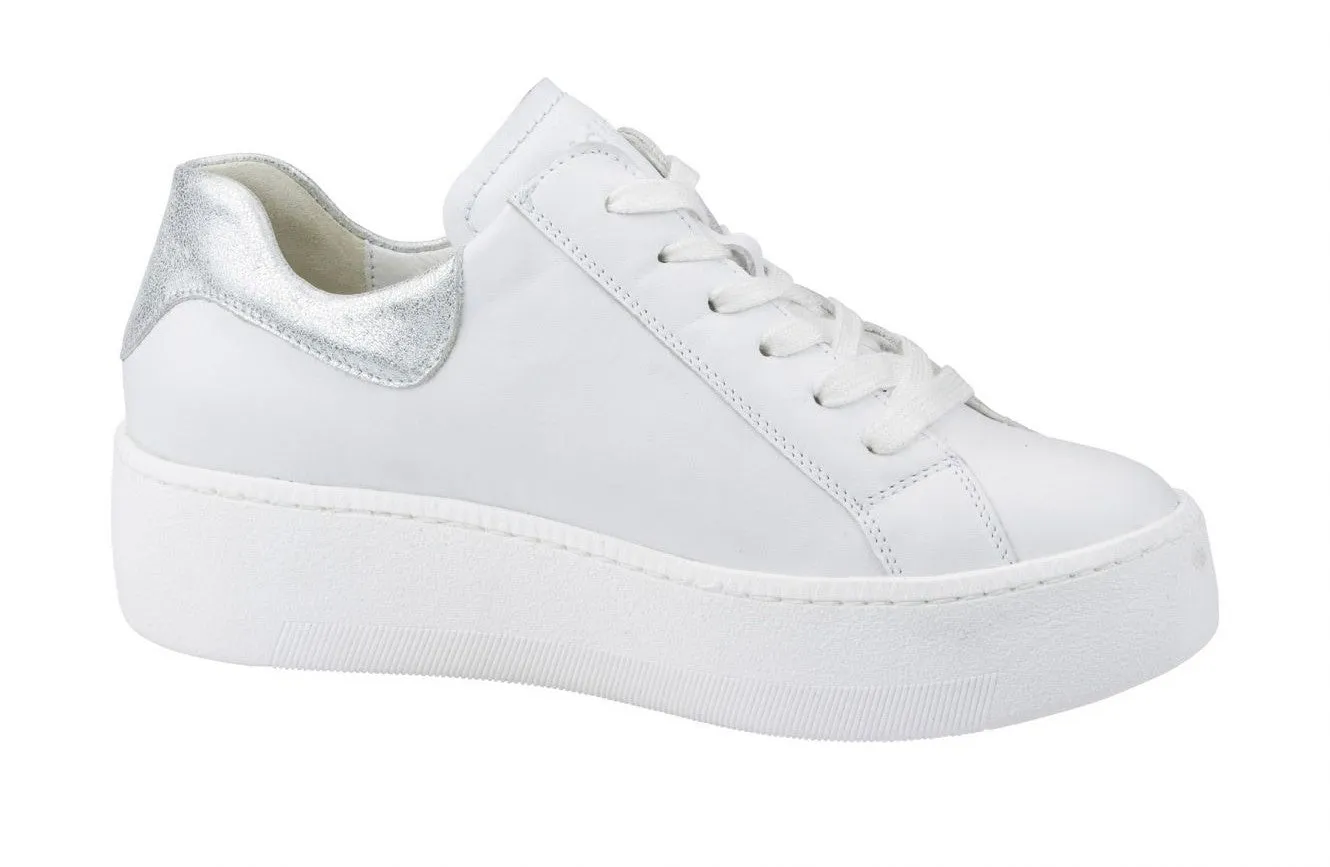 WaldLaufer Nicky Ladies Wide Fit Zip side Sneaker