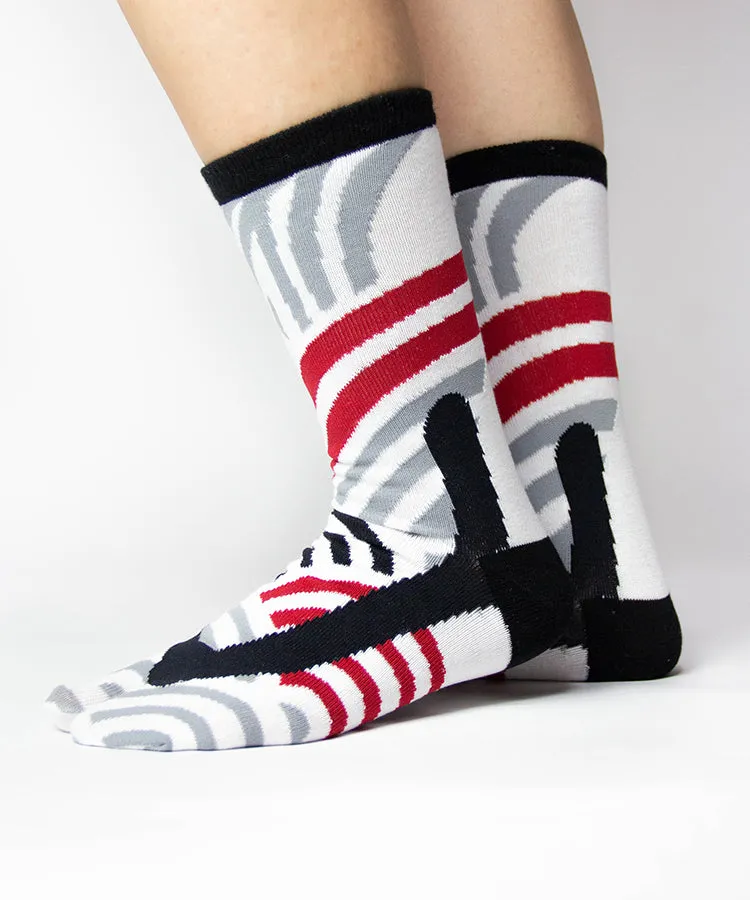 White & Gray Tabi Socks / High Quality Geta Socks