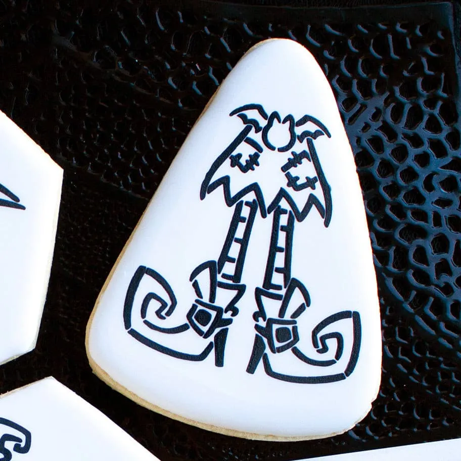 Witch Legs Stencil - Drawn by Krista