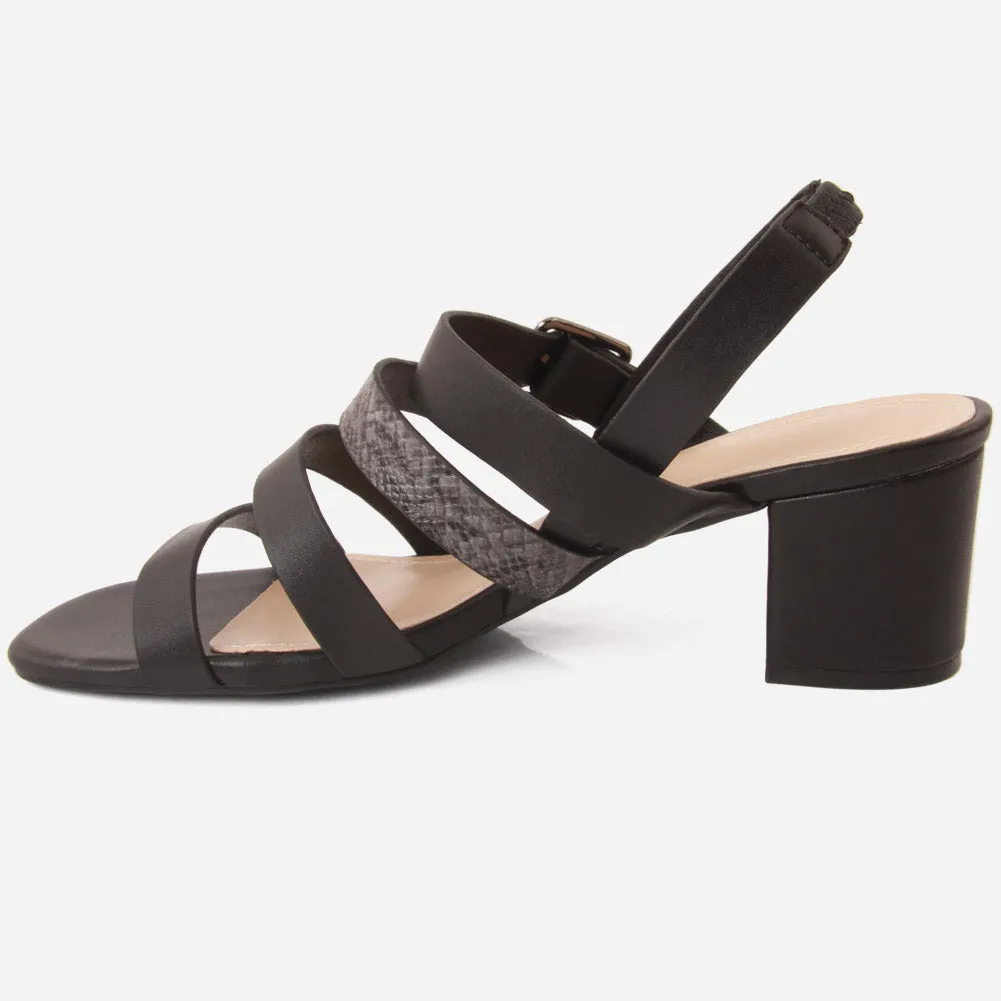 Women "CORYSE "Block Heel Tow Tone Starppy Sandals
