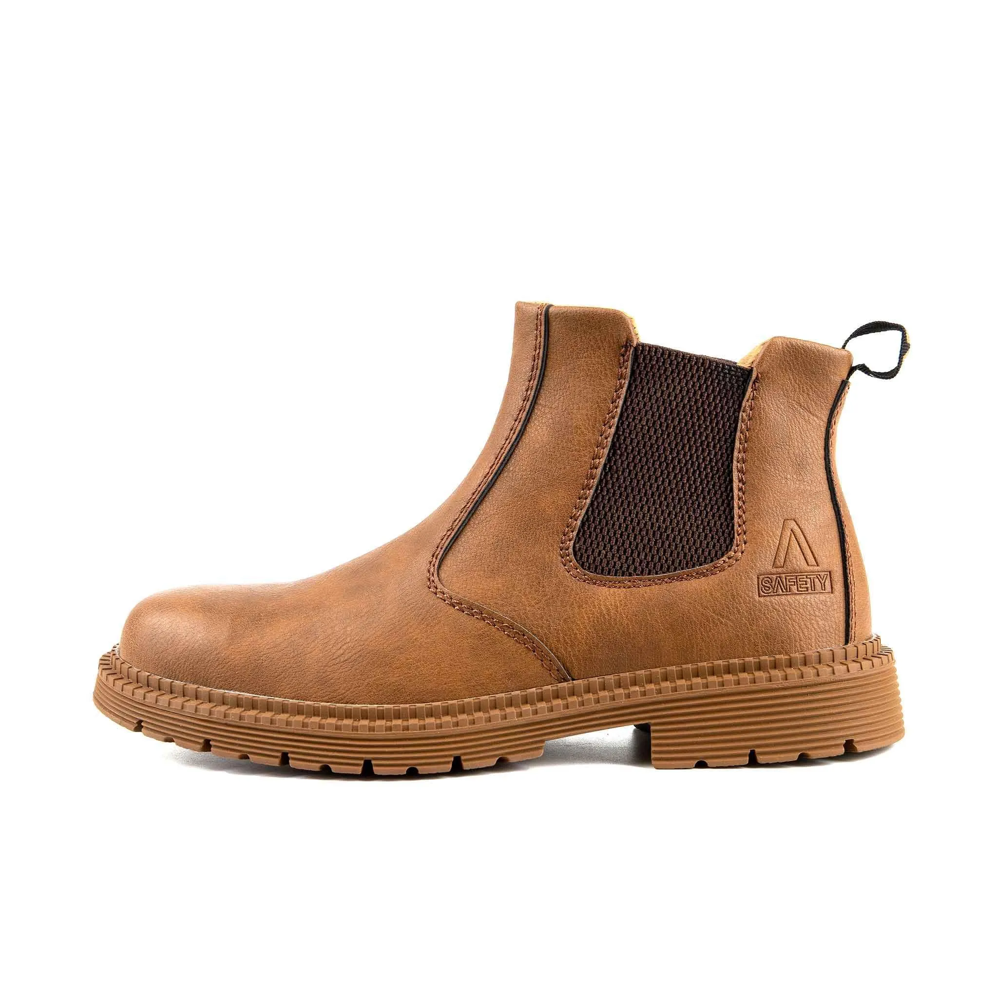 Women's Steel Toe Chelsea Boots - Rubber Sole | B071