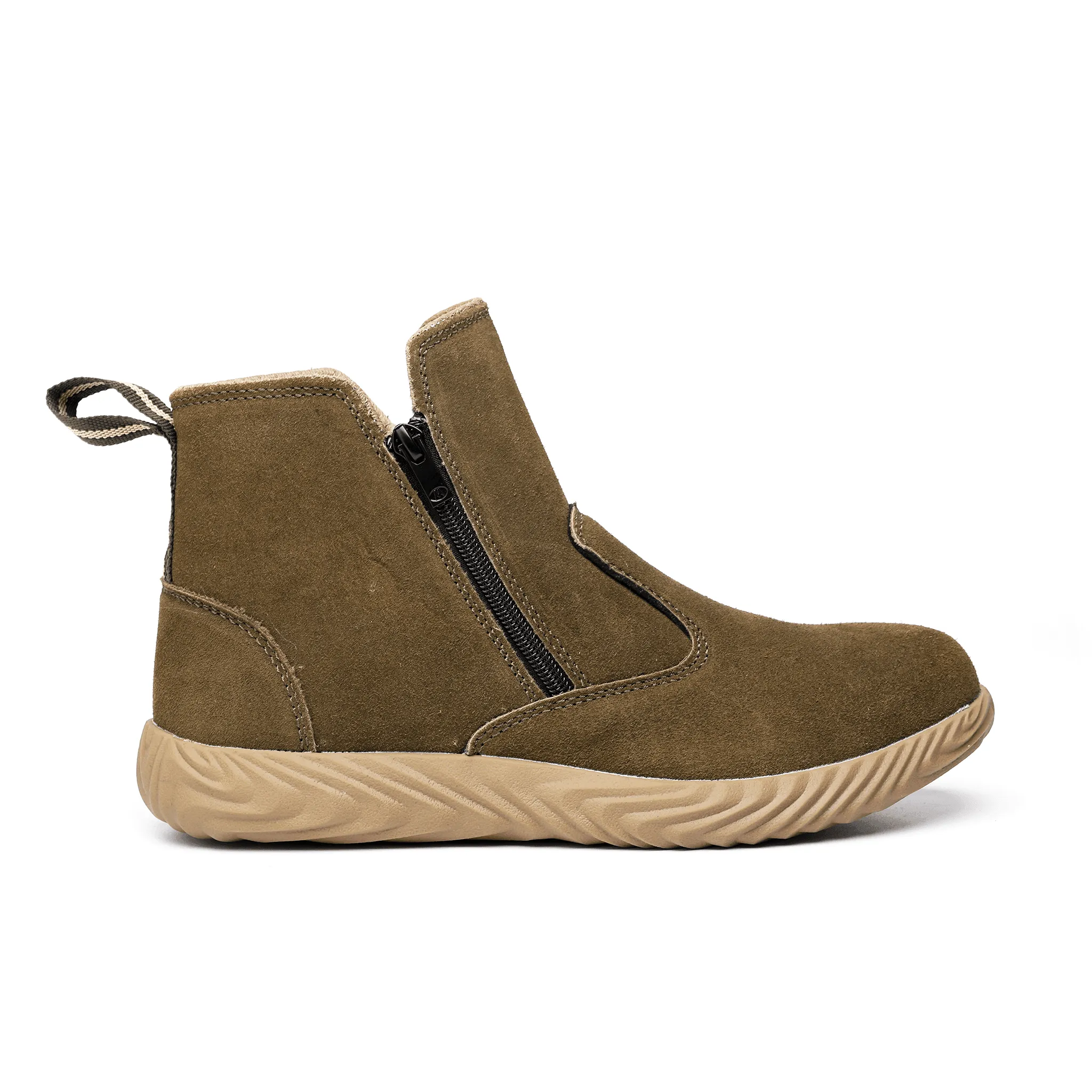 Women's Steel Toe Chelsea Boots - Rubber Sole | B071