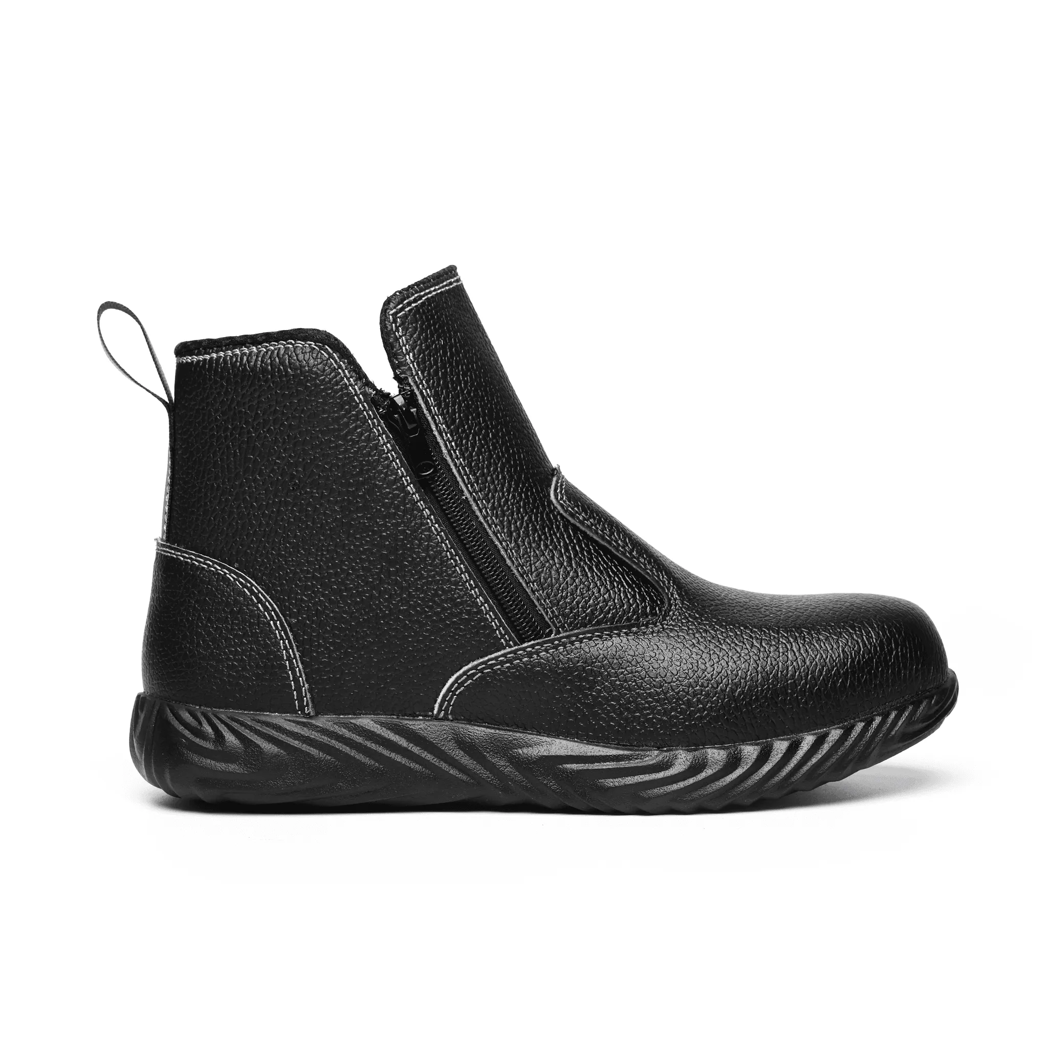Women's Steel Toe Chelsea Boots - Rubber Sole | B071
