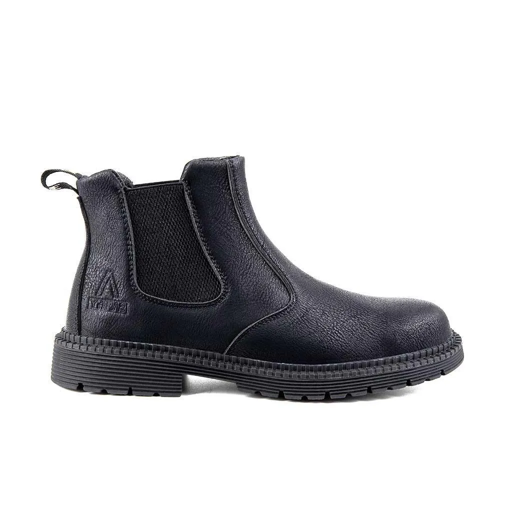Women's Steel Toe Chelsea Boots - Rubber Sole | B071
