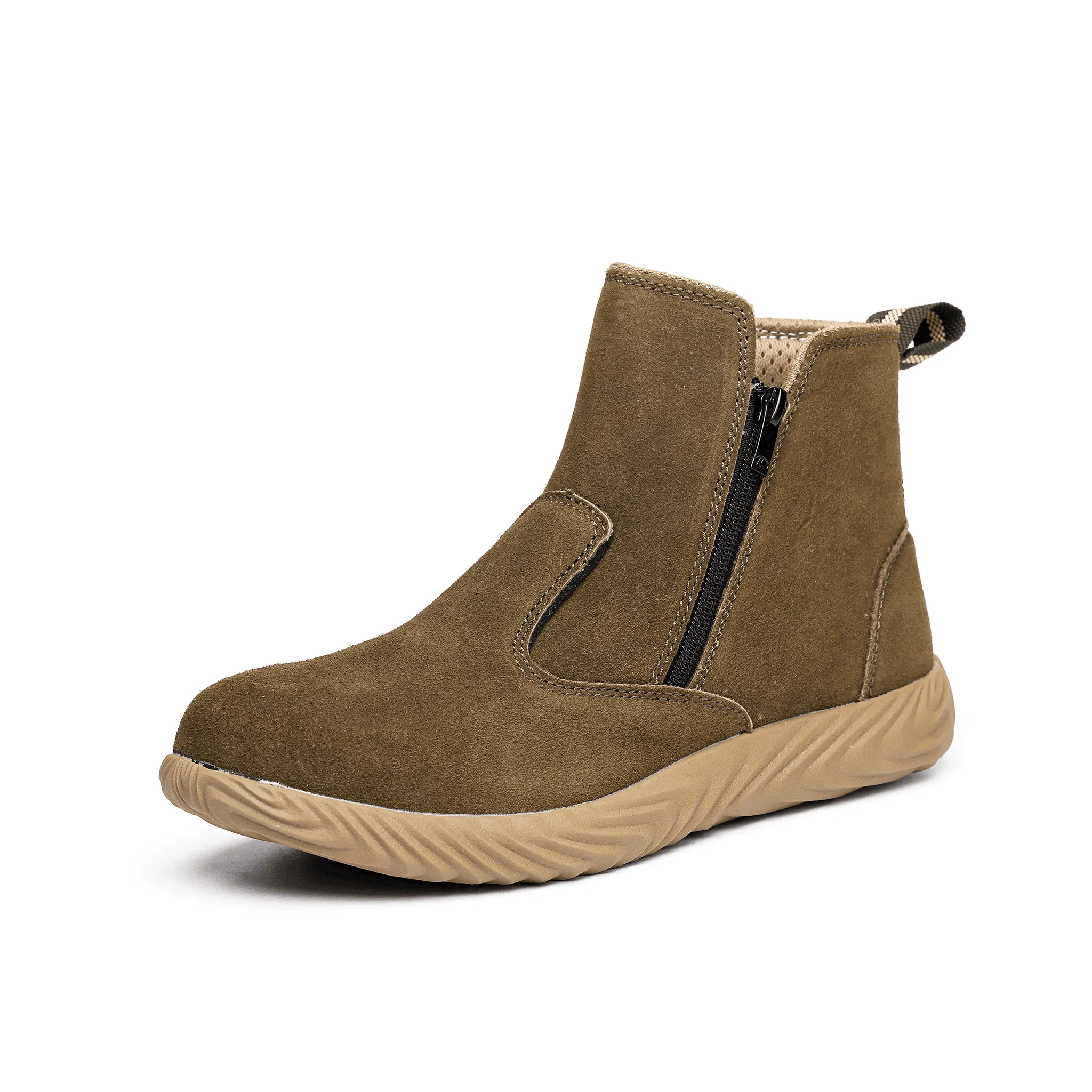 Women's Steel Toe Chelsea Boots - Rubber Sole | B071