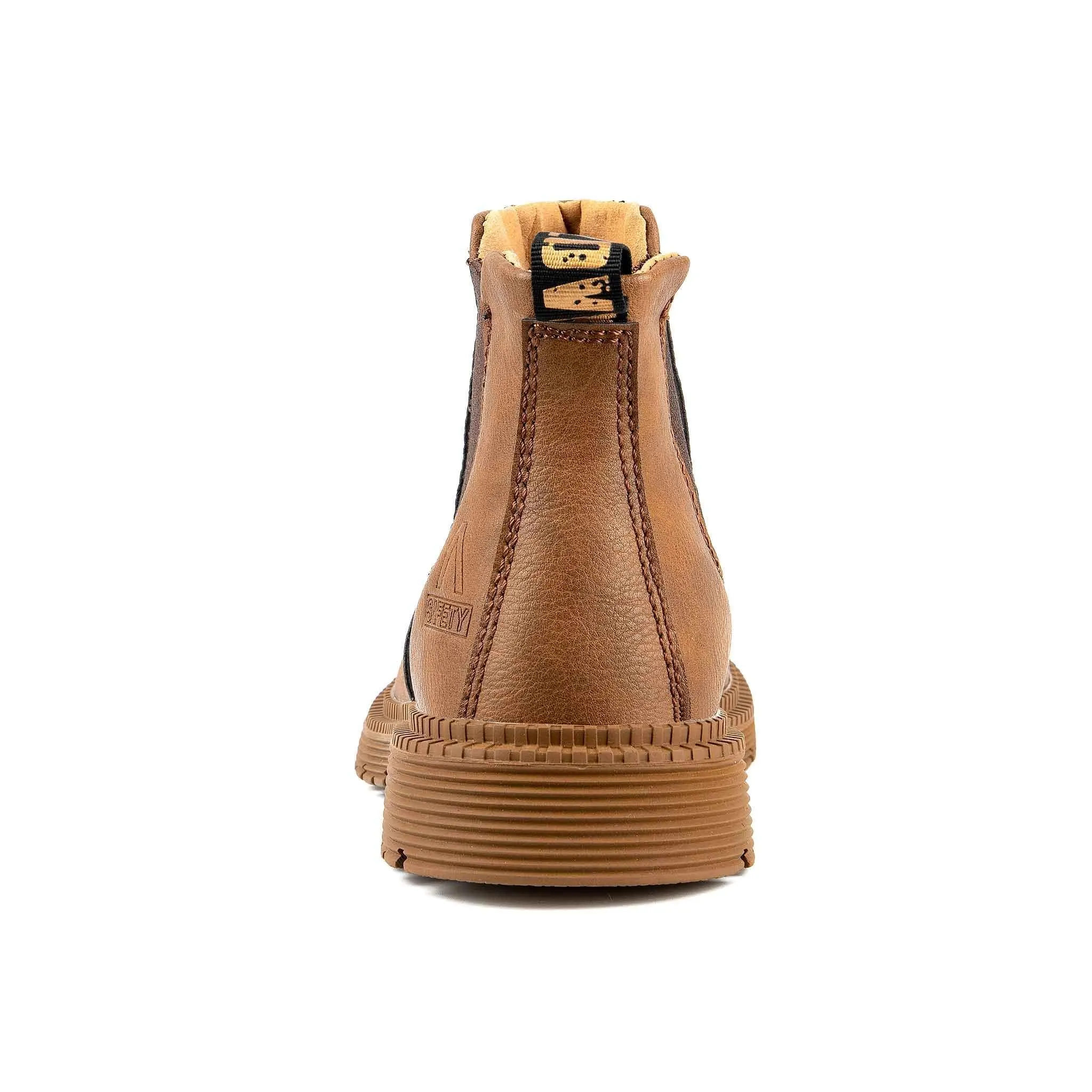 Women's Steel Toe Chelsea Boots - Rubber Sole | B071