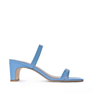 Yuki Light Blue Leather Sandals