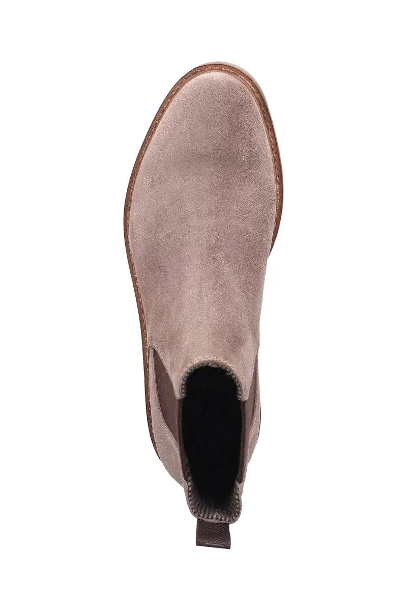 Zeli Suede Chelsea Boots - Taupe